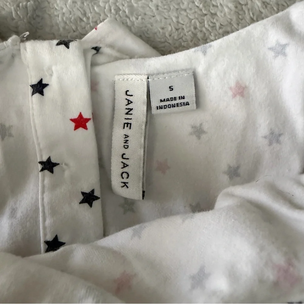 Janie and Jack | All Star Sundress Patriotic Star Print | Girls 5